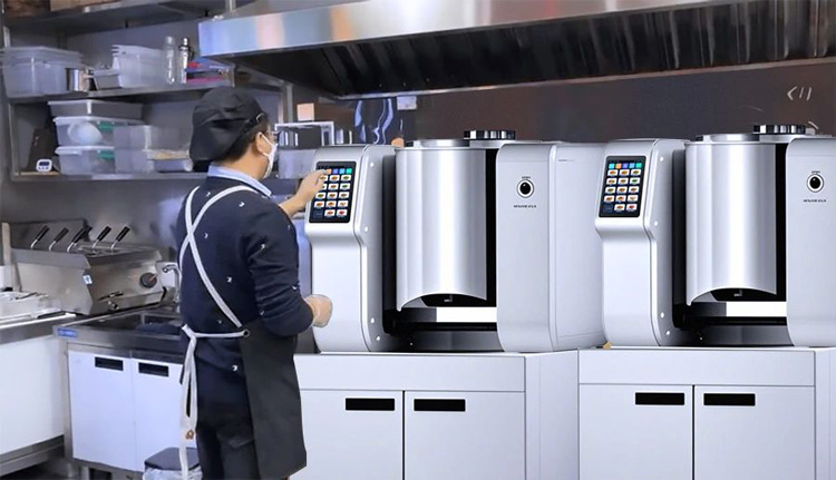 智能炒菜機應用場景示意 智能炒菜機應用場景示意